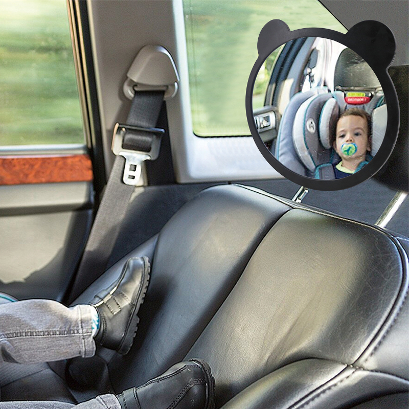 Tarpvalstybinis sandėlyje esantis „Bear Ears“ automobilio saugos sėdynės stebėjimo veidrodėlis kūdikiui automobilio galinio vaizdo veidrodėlis kūdikiui