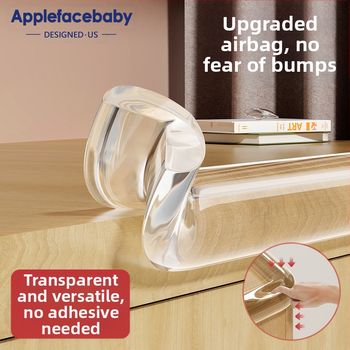 Läbipaistvad kokkupõrkevastased ribad lastele, keskkonnasõbralikud, mittetoksilised, pehmelt mähitud servaga nurkade kaitseribad, beebide turvalaua kleebised, kokkupõrkevastased