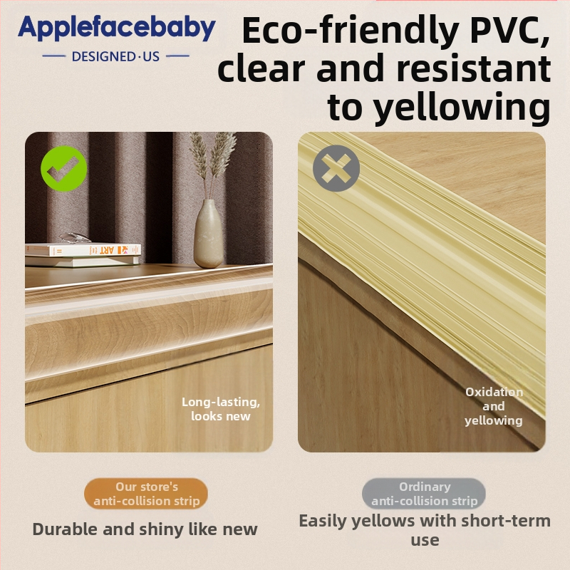 Прозрачни ленти против сблъсък за деца, екологични, нетоксични, меко обвити ленти за защита на ъглите, стикери за маса за безопасност на бебета, против сблъсък