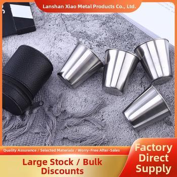 Piiriülene tarne 70ml lihviv roostevabast terasest valge veini klaas Amazonist, kuummüük, kaasaskantav välistingimustes kasutatav telkimiseks mõeldud metallist veeklaas