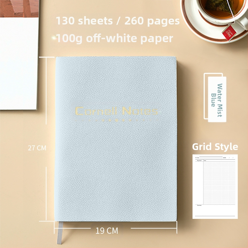 B5 Cornell Thickened High Efficiency 5r mälumärkmik Prinditav logo Ruudustik Horisontaaljoon Ülevaade Märkmik