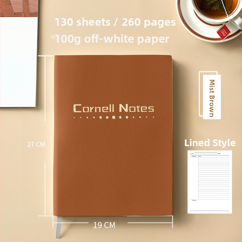 B5 Cornell Thickened High Efficiency 5r mälumärkmik Prinditav logo Ruudustik Horisontaaljoon Ülevaade Märkmik