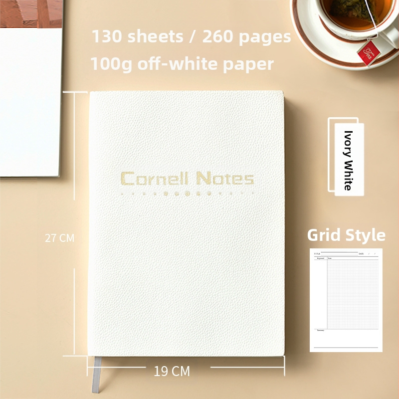 B5 Cornell Thickened High Efficiency 5r mälumärkmik Prinditav logo Ruudustik Horisontaaljoon Ülevaade Märkmik