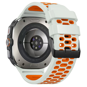 Για το Samsung Watch, εξαιρετικά αναπνεύσιμο δίχρωμο λουράκι σιλικόνης watch7, εξαιρετικά αθλητικό λουράκι 47 χιλιοστών