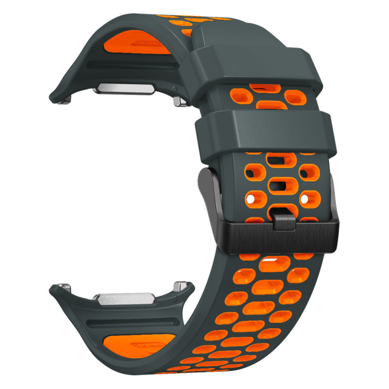 Samsungi kella ülimalt hingavale kahevärvilisele silikoonrihmale, watch7 ultra sportrihmale (47 mm)