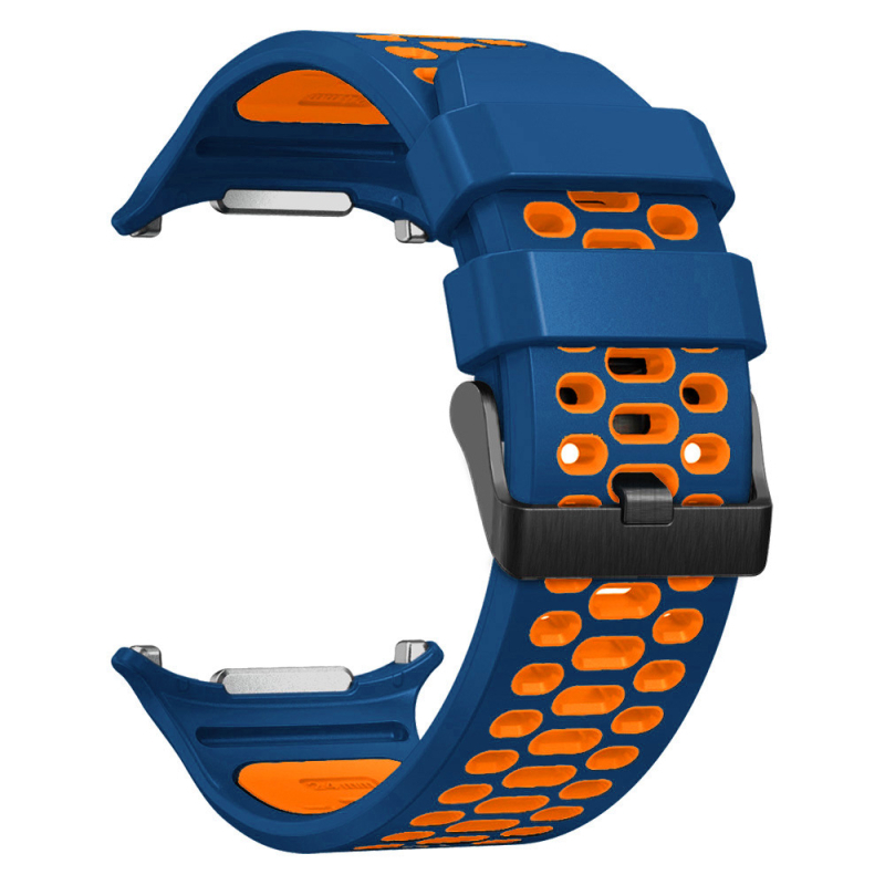 Samsungi kella ülimalt hingavale kahevärvilisele silikoonrihmale, watch7 ultra sportrihmale (47 mm)