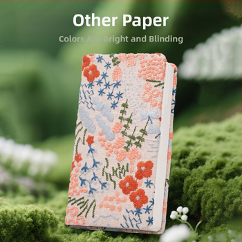 Kézikönyv, Százszorszép Irodalmi Hímzésnapló, Kis Virágos, Vászonnal Borított Jegyzetfüzet, Elegáns Kézikönyv, Üres Könyv