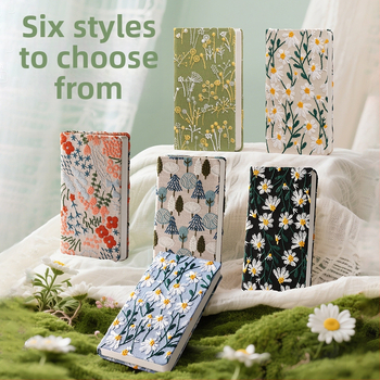 Kézikönyv, Százszorszép Irodalmi Hímzésnapló, Kis Virágos, Vászonnal Borított Jegyzetfüzet, Elegáns Kézikönyv, Üres Könyv