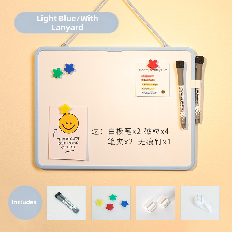 Funi õppetahvel, kustutatav kirjutusalus, laste majapidamise kahepoolne tahvel, magnetiline rippuv lauaarvuti väike tahvel