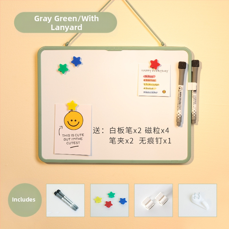 Funi õppetahvel, kustutatav kirjutusalus, laste majapidamise kahepoolne tahvel, magnetiline rippuv lauaarvuti väike tahvel