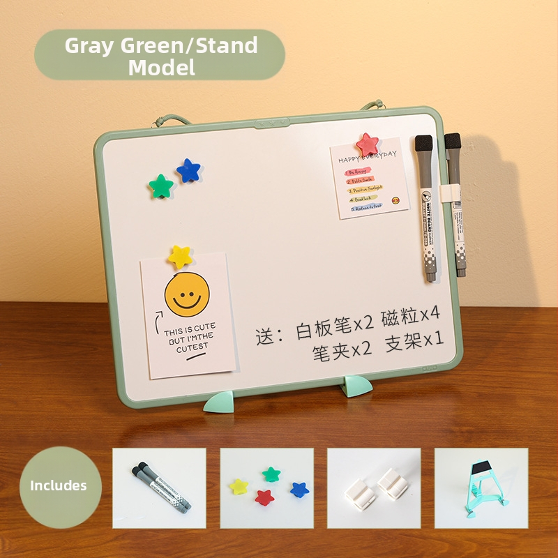 Funi õppetahvel, kustutatav kirjutusalus, laste majapidamise kahepoolne tahvel, magnetiline rippuv lauaarvuti väike tahvel