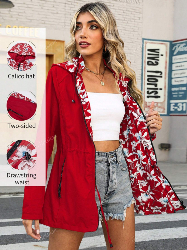 2025-ös Amazon legdögösebb szélálló kabátja, cipzáras, kapucnis, könnyű, kültéri, szélálló kabát, vékony, kétoldalas, viselhető