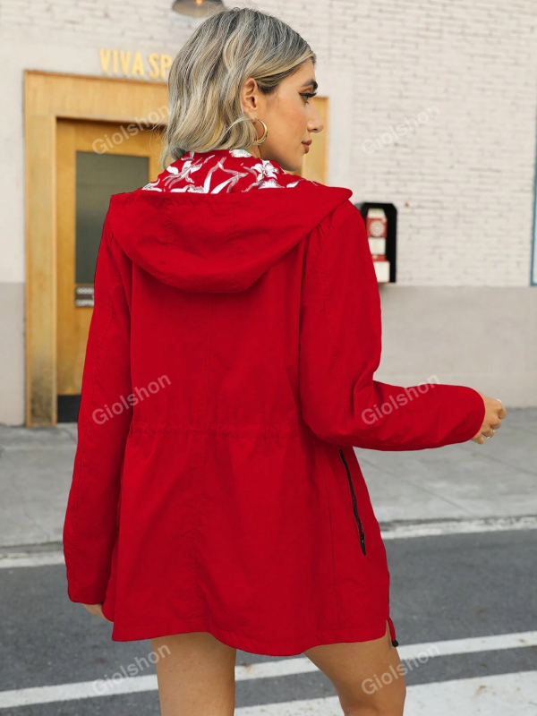 2025-ös Amazon legdögösebb szélálló kabátja, cipzáras, kapucnis, könnyű, kültéri, szélálló kabát, vékony, kétoldalas, viselhető