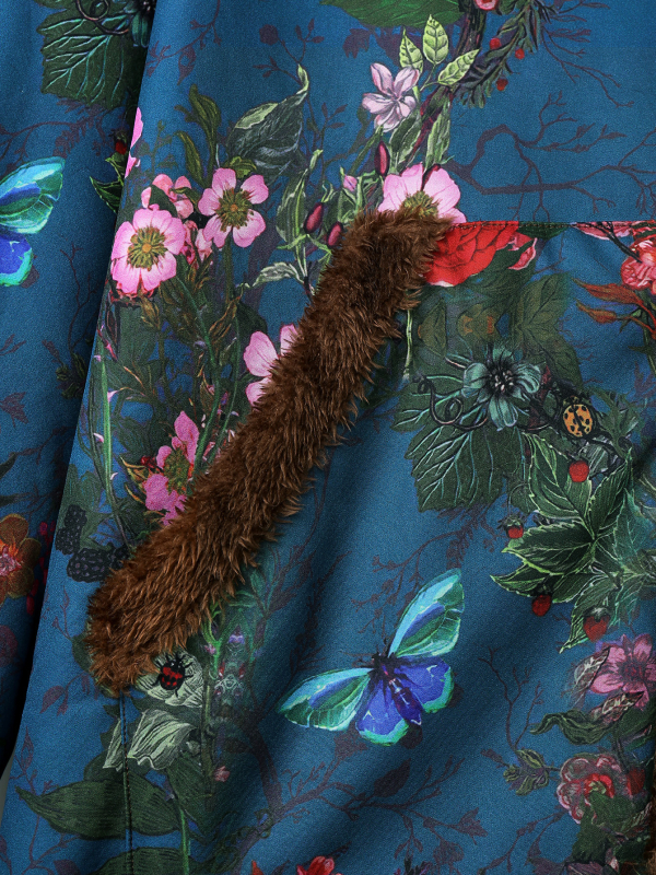 Nyomtatott, kapucnis, vastagított, meleg dzseki 2025 téli, határokon átnyúló női divatos, sokoldalú, laza polár pamutkabát nagykereskedelemben