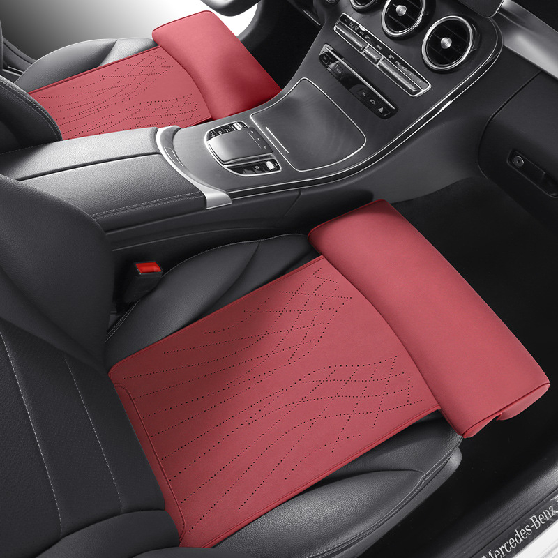 Uus autoistmepadi mäluvahust jalatugi seemisnahast istmepadi jalatugi integreeritud juhiistme ja kõrvalistuja istme pikendatud padi