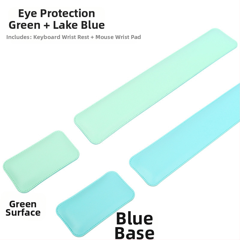 Piiriülene ühevärviline lihtne nahast hiirematt, eriti suur pehme randmetugi, klaviatuuri käetugi, arvutilauamatt, partii