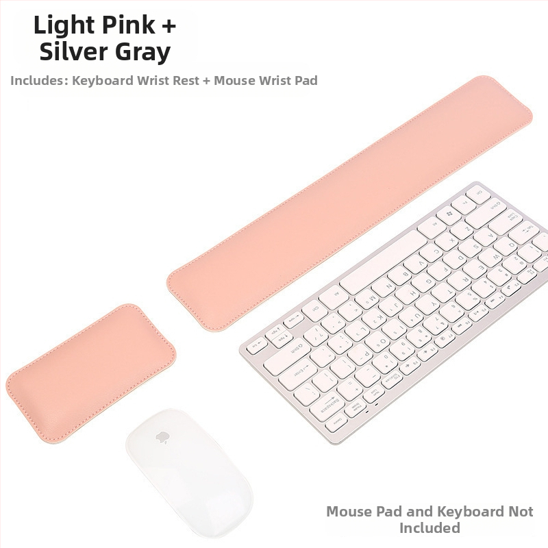 Piiriülene ühevärviline lihtne nahast hiirematt, eriti suur pehme randmetugi, klaviatuuri käetugi, arvutilauamatt, partii