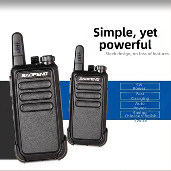 Baofeng raadiosaatja BF-R5 raadiosaatja pihuarvuti USB-laadimisega hotell, hotelli ilutarvikud, ehitusplats