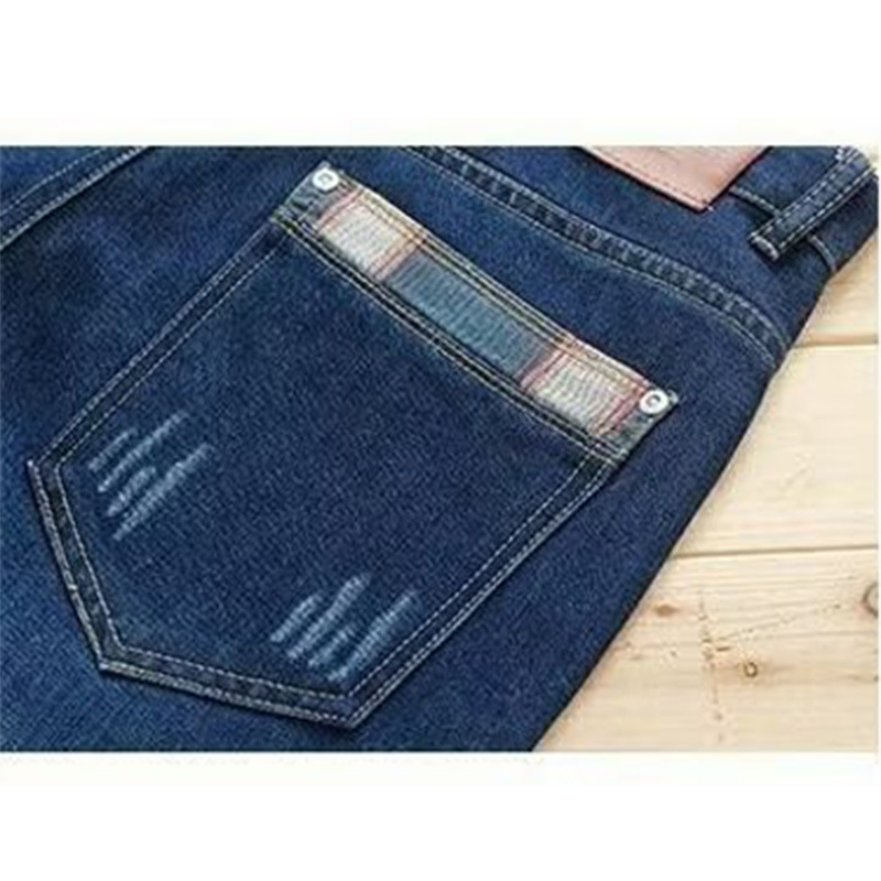 Őszi új farmernadrág koreai stílusú üzleti lezser férfi stílusos divatos karcsú, rugalmas, jellegzetes, kis szárú férfi nadrág