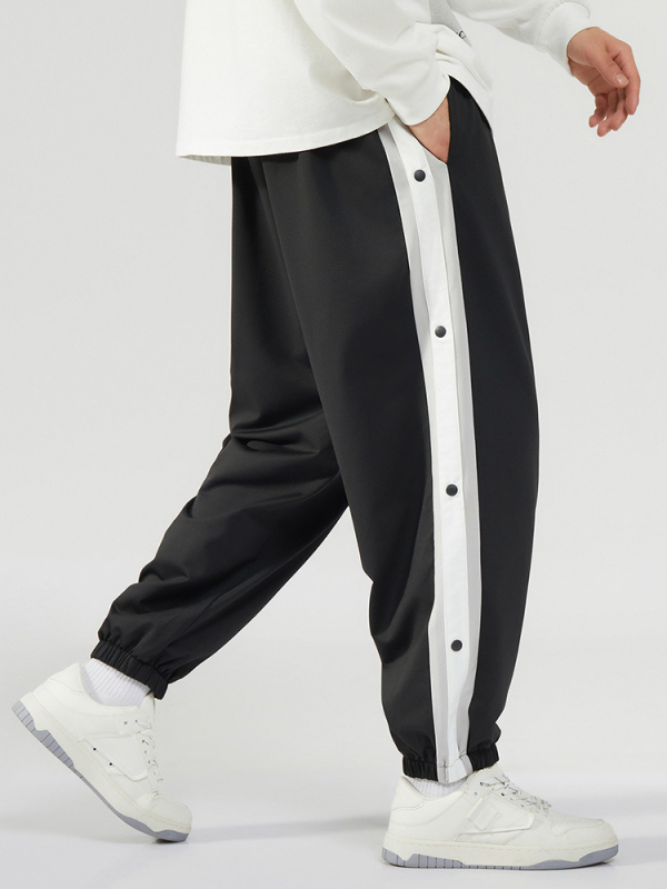 K8278 vastag, plus size lezser nadrág férfi divatos nyomtatott nadrág plus size kövér fickó sportmelltartó nadrág