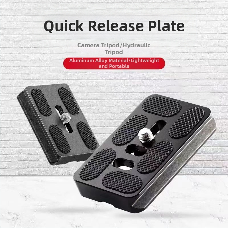 Tehase otseühendusega kaamera kiirkinnitusplaat panoraami/kallutamise kiirkinnitusplaat Klambrihoidik peegelkaamerale alumiiniumsulamist universaalne PU60 kiirkinnitusplaat