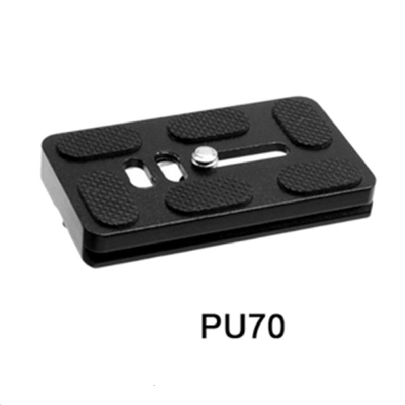 Tehase otseühendusega kaamera kiirkinnitusplaat panoraami/kallutamise kiirkinnitusplaat Klambrihoidik peegelkaamerale alumiiniumsulamist universaalne PU60 kiirkinnitusplaat