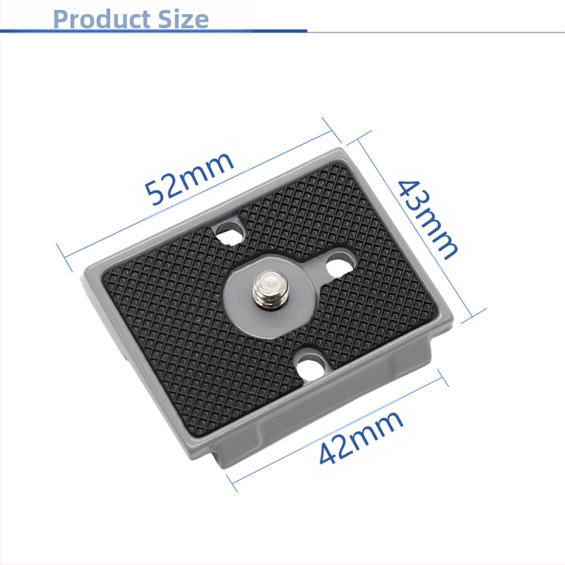 Tehase otseühendusega kaamera kiirkinnitusplaat panoraami/kallutamise kiirkinnitusplaat Klambrihoidik peegelkaamerale alumiiniumsulamist universaalne PU60 kiirkinnitusplaat