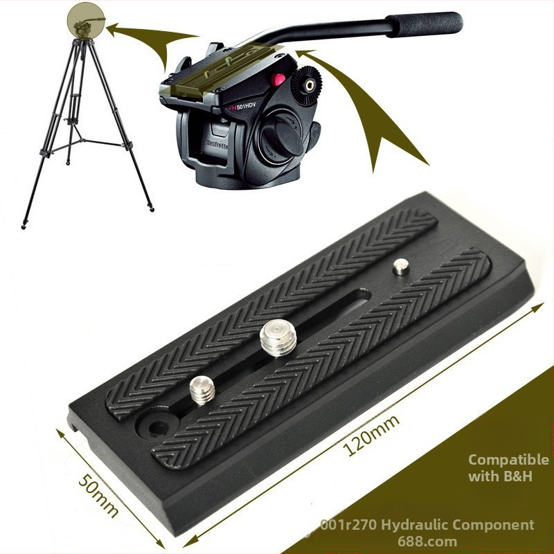 Tehase otseühendusega kaamera kiirkinnitusplaat panoraami/kallutamise kiirkinnitusplaat Klambrihoidik peegelkaamerale alumiiniumsulamist universaalne PU60 kiirkinnitusplaat