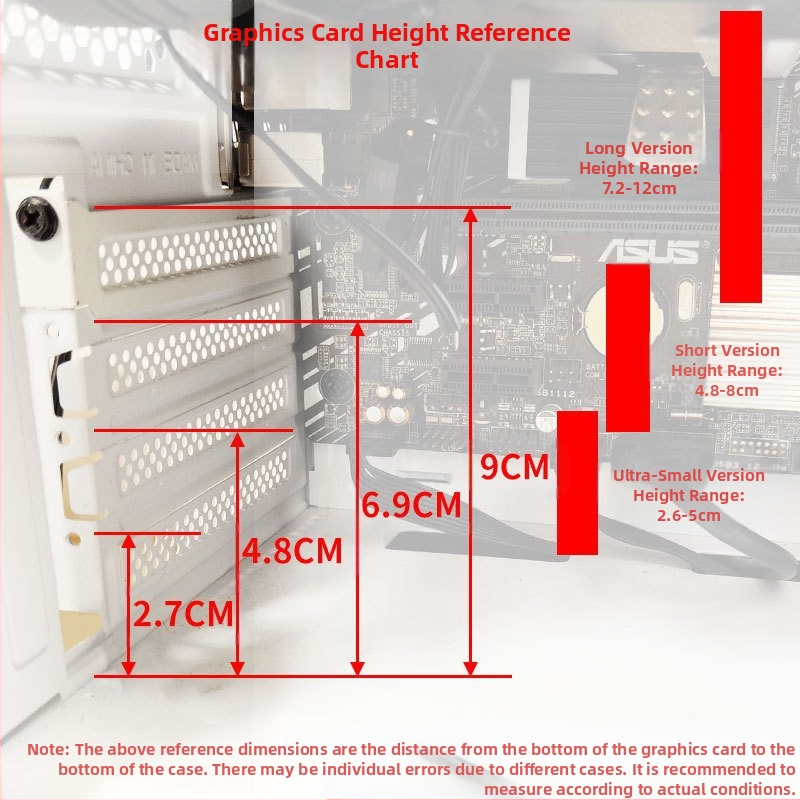 Рамка за носеща скоба за графична карта, изцяло алуминиева, метална, магнитно дъно, ITX малко шаси, скоба за графична карта, противоогъващ партньор