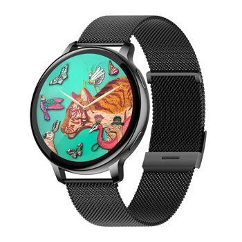 Cross-border S53 okosóra 1,39 hüvelykes kerek képernyő Bluetooth hívás lépésszámláló alvásfigyelés vérnyomás multisport időjárás