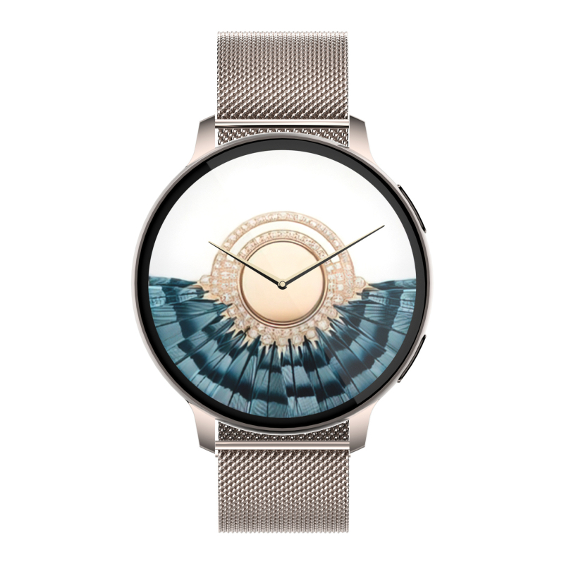 Cross-border S53 okosóra 1,39 hüvelykes kerek képernyő Bluetooth hívás lépésszámláló alvásfigyelés vérnyomás multisport időjárás