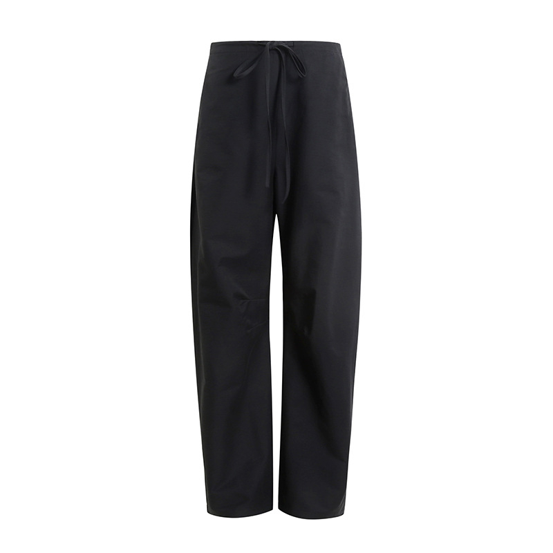 Új, karcsúsító megjelenésű és testet borító, gubó alakú nadrág, mechanikus pamut, bő és széles húzózsinóros banánnadrág, női nadrág, szablyanadrág 3251