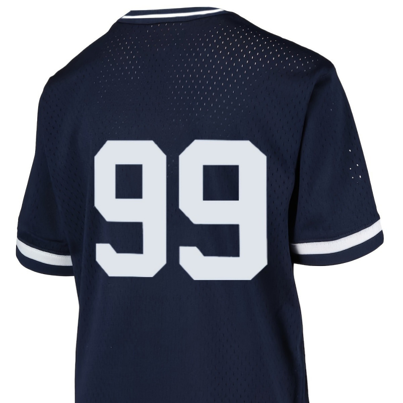 [Κεντημένη Ομορφιά Μέγεθος Έτοιμο σε Απόθεμα] Cross-Border American Jersey Νο. 99 New York Μαύρο Μεγάλο Μέγεθος Ράγκμπι Jersey για Άνδρες