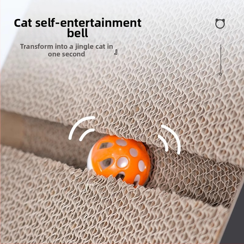 Дъска за драскане за котки, Устойчива на износване, Нелиняваща, Устойчива на надраскване, Гофрирана хартия, Диван против драскане от котки, Защита за котки, Вертикална дъска за котешки нокти, Шлайфмашина за нокти