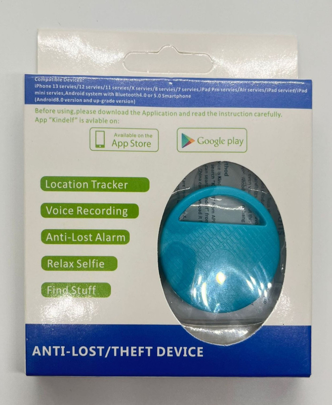 Kaotsiminekuvastane seade Bluetooth 5.0 väikese energiatarbega kahesuunaline alarmvõtmekoti jälgimisseade kaasaskantav