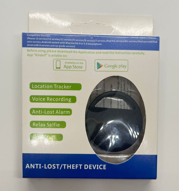 Kaotsiminekuvastane seade Bluetooth 5.0 väikese energiatarbega kahesuunaline alarmvõtmekoti jälgimisseade kaasaskantav