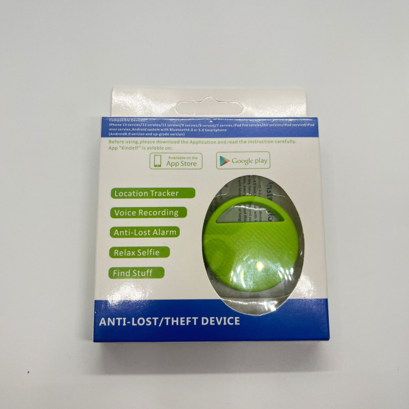 Kaotsiminekuvastane seade Bluetooth 5.0 väikese energiatarbega kahesuunaline alarmvõtmekoti jälgimisseade kaasaskantav