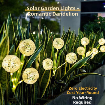 LED vieno–penkių tipų kišamieji toršerai, saulėgrąžų žibintai, lauko sodo kiemo dekoratyviniai šviestuvai, saulės energija varomi žolės žibintai