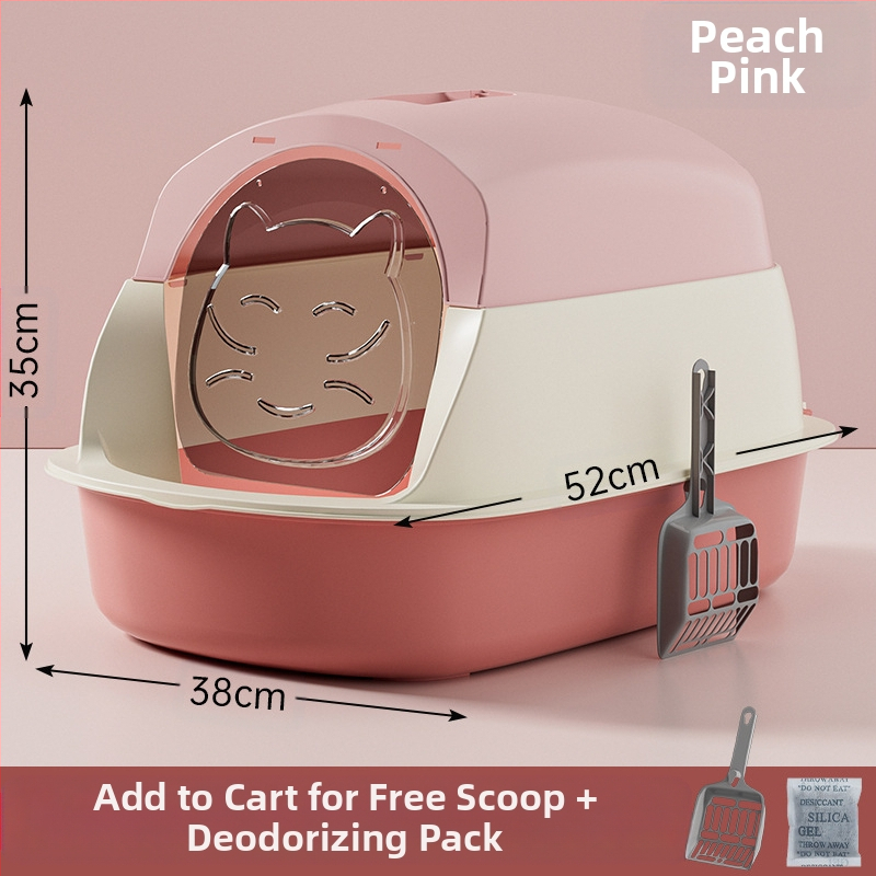 Ülisuur kassiliivakasti desinfitseerimisdeodorant täielikult suletud kassi tualettruumi kassiliivakast ülisuur pritsmevastane hulgimüük