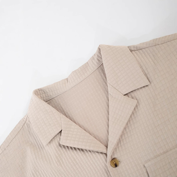 Мъжки ежедневен комплект с яка, риза и панталон, голям размер, външна търговия, трансграничен 3XL 4XL, хляб, каре