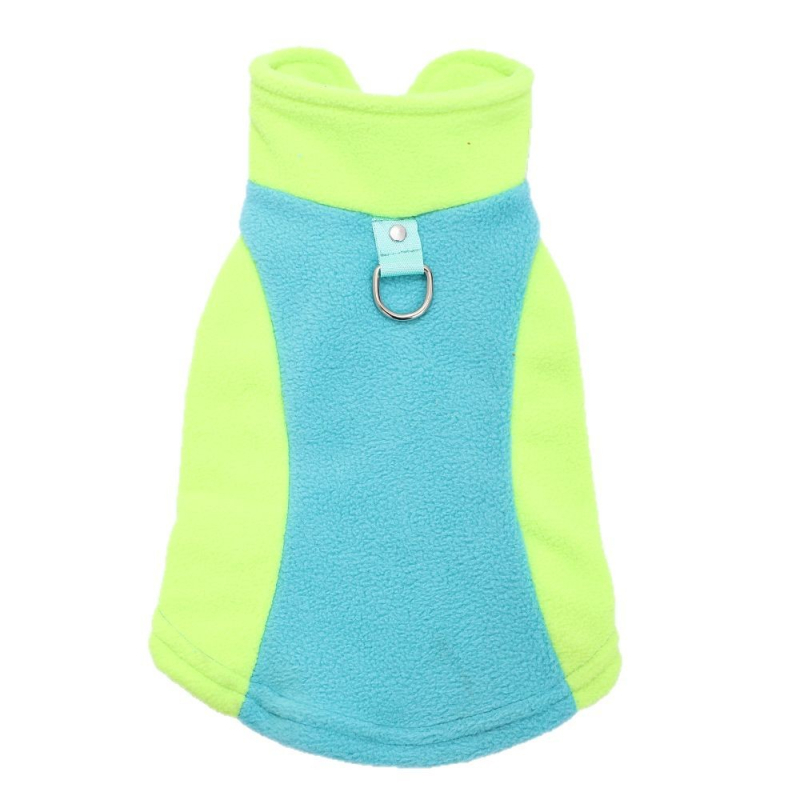 Uued lemmikloomade riided Euroopas ja Ameerikas Amazoni lemmikloomade riided Bichoni koerale paksendatud puhta värvi vöö veojõu fliisist