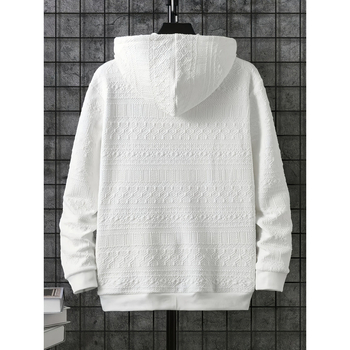 2025 Европейски и американски трансгранични мъжки суитчъри с големи размери и джобове кенгуру, популярни през есента и зимата