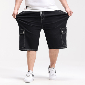 Pantaloni scurți de denim pentru bărbați, talie înaltă, stil stretch, stil stretch, stil stretch, stil stretch, stil stretch