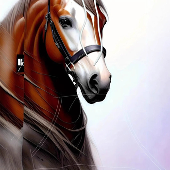 Мъжки ежедневен популярен пуловер с качулка и 3D принт с кон, пролетно-есенен дизайн, мъжки суичър с качулка, през границата