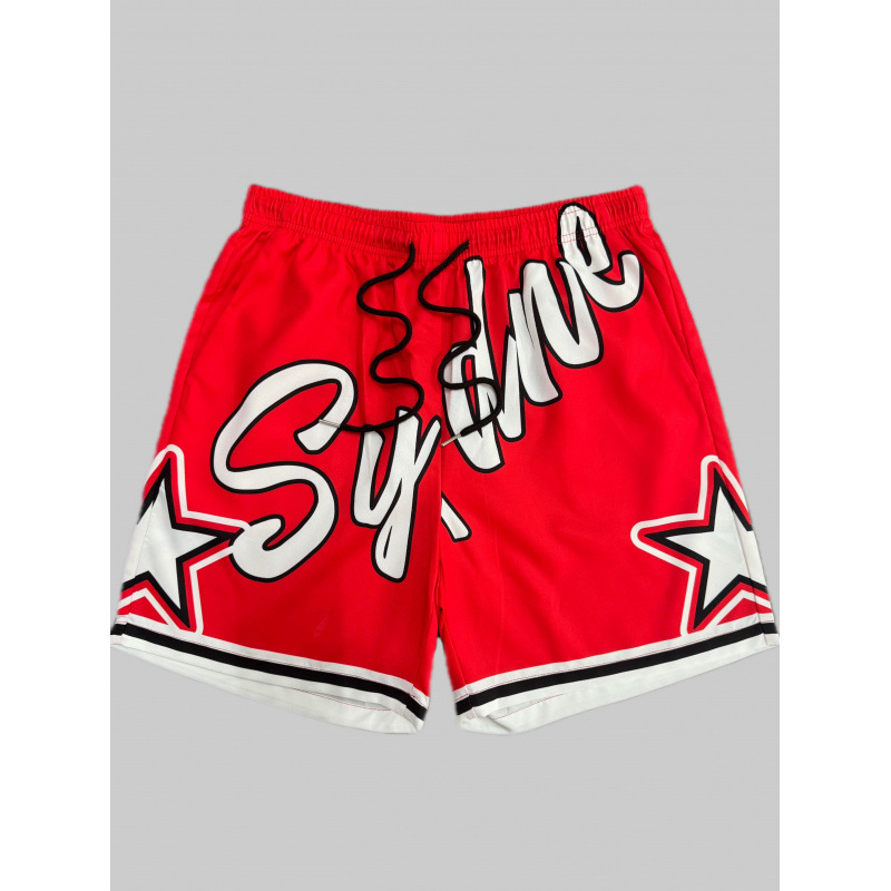 2025. aasta Euroopa ja Ameerika piiriülesed meeste uued suvised trükitud lühikesed püksid