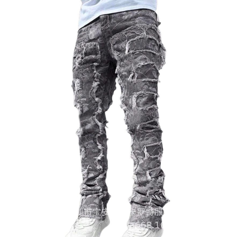 shein határokon átnyúló külkereskedelem Európa és az Egyesült Államok új férfi farmernadrágok lezser karcsúsított lábak férfi szakadt nadrágok nagykereskedelem