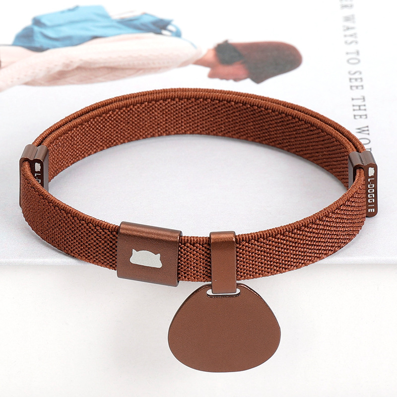 Macskanyakörv fulladásgátlóval, veszteséggátló macskamárkával, rugalmas, könnyű biztonsági macskanyakörv cicacímkézéshez