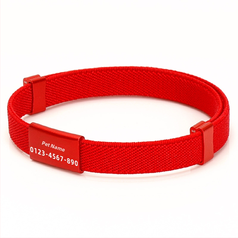 Macskanyakörv fulladásgátlóval, veszteséggátló macskamárkával, rugalmas, könnyű biztonsági macskanyakörv cicacímkézéshez