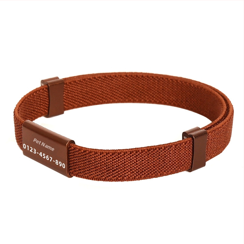 Macskanyakörv fulladásgátlóval, veszteséggátló macskamárkával, rugalmas, könnyű biztonsági macskanyakörv cicacímkézéshez