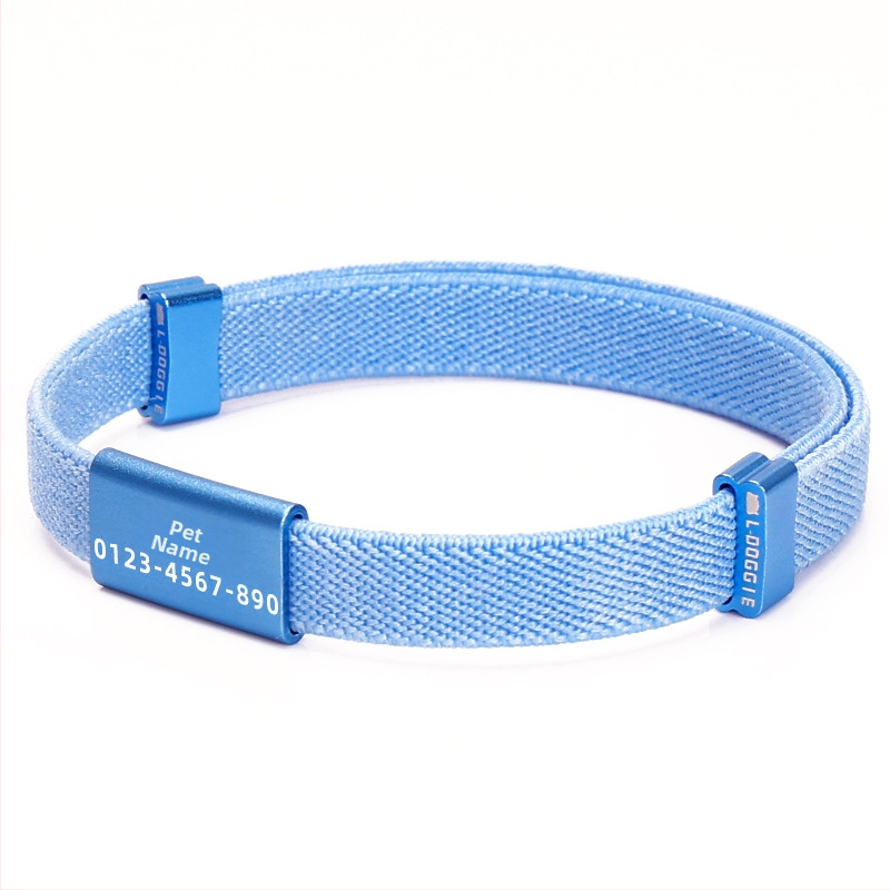 Macskanyakörv fulladásgátlóval, veszteséggátló macskamárkával, rugalmas, könnyű biztonsági macskanyakörv cicacímkézéshez